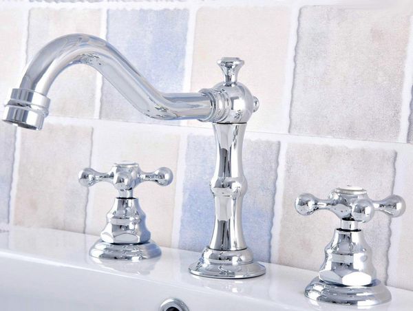 silver polished chrome brass deck mounted bathroom basin faucet widespread vanity sink mixer tap three holes/two handles anf532 faucets
silver polished chrome brass deck mounted bathroom basin faucet widespread vanity sink mixer tap three holes/two handles anf532 faucets