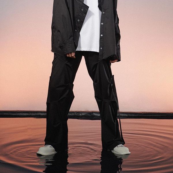 men's pants 2021 clothing catwalk original irregular button casual overalls plus size costumes 27-46, Black
men's pants 2021 clothing catwalk original irregular button casual overalls plus size costumes 27-46, Black