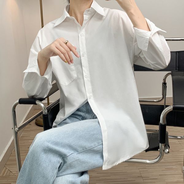 women's & faux leather 2021 spring released white female jacket casual sleeve long color blue bf and blouses, Black
women's & faux leather 2021 spring released white female jacket casual sleeve long color blue bf and blouses, Black