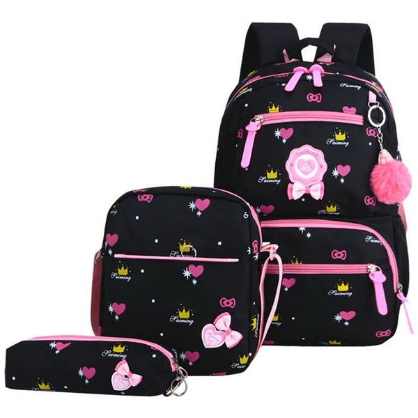 3pcs printing schoolbag for children kids school bags fashion backpacks girls teenager pink purple bagpack
3pcs printing schoolbag for children kids school bags fashion backpacks girls teenager pink purple bagpack