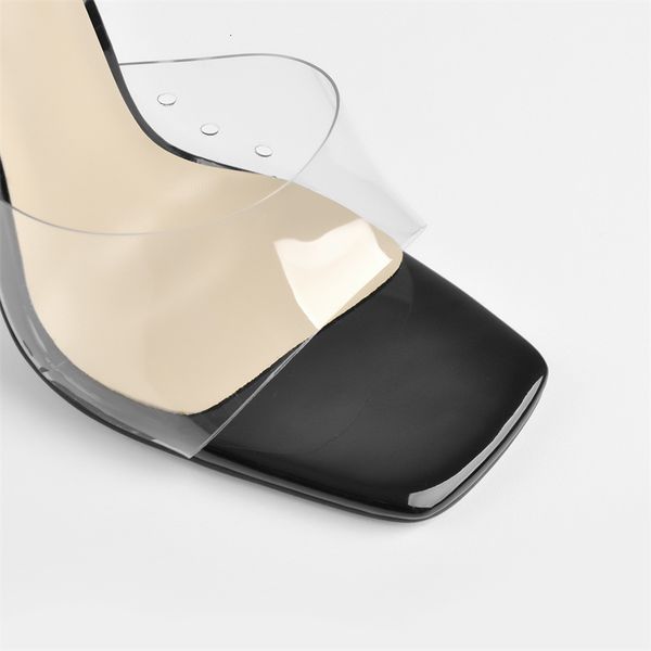dress shoes onlymaker conciso verão deslizamento-no dedo do pé quadrado sandálias de metal stiletto salto alto elástico banda preta couro pa, Black
dress shoes onlymaker conciso verão deslizamento-no dedo do pé quadrado sandálias de metal stiletto salto alto elástico banda preta couro pa, Black
