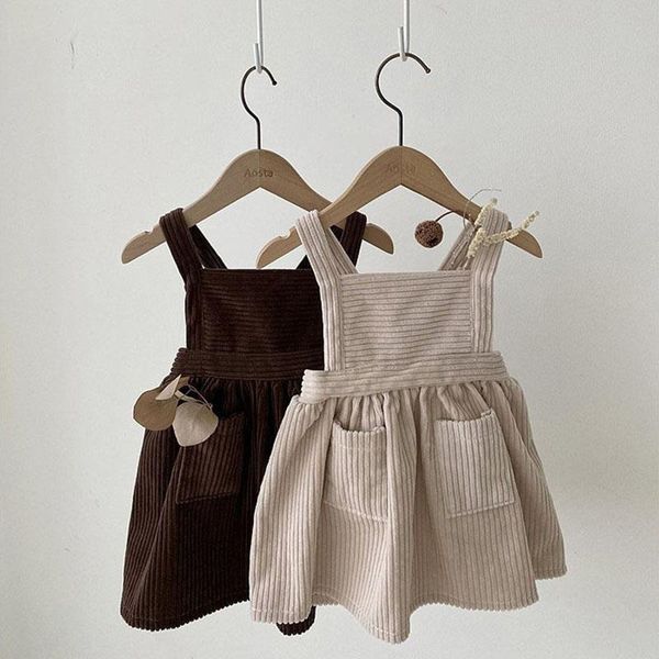 girl's dresses spring autumn korean style baby girls corduroy suspenders solid color toddlers kids straps princess dress, Red;yellow
girl's dresses spring autumn korean style baby girls corduroy suspenders solid color toddlers kids straps princess dress, Red;yellow