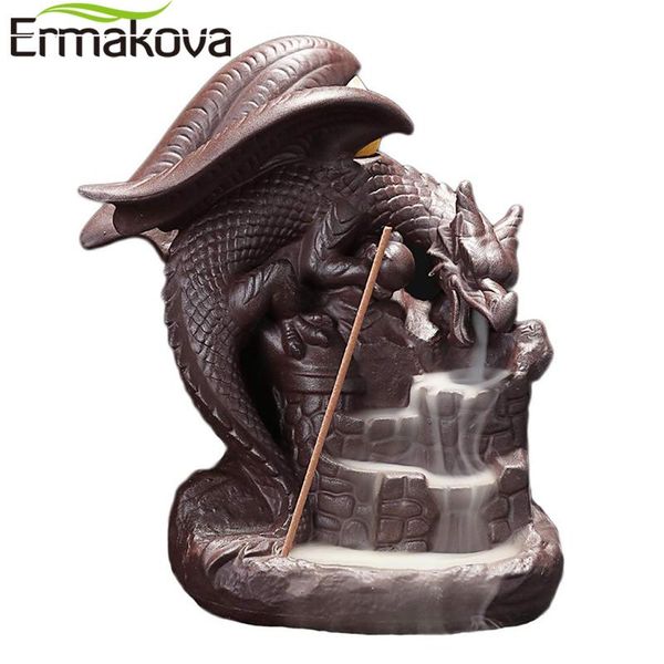 fragrance lamps ermakova chinese dragon incense burner backflow stick cone holder purple sand home living room decoration
fragrance lamps ermakova chinese dragon incense burner backflow stick cone holder purple sand home living room decoration