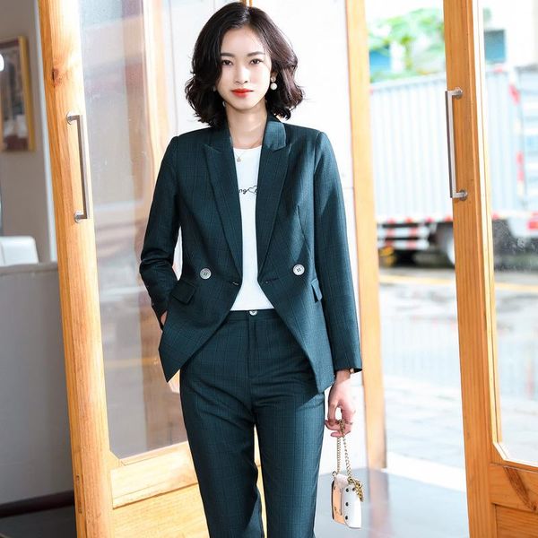 autumn full sleeve jacket and pants set woman costume femme 2 piece trajes de las mujeres formal office clothes women's two, White
autumn full sleeve jacket and pants set woman costume femme 2 piece trajes de las mujeres formal office clothes women's two, White
