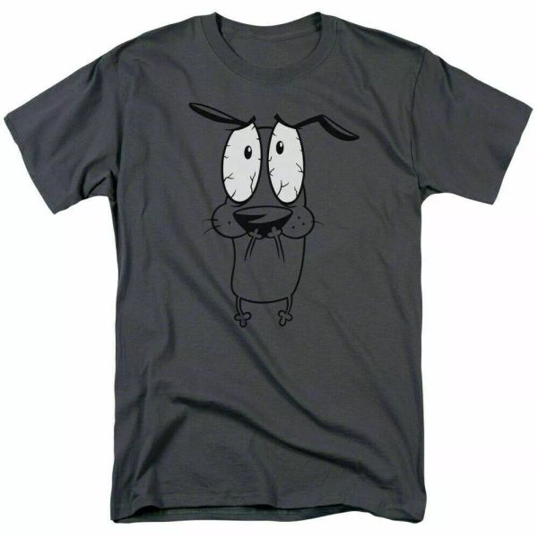 courage the cowardly dog scared t shirt mens licensed cartoon merch charcoal, White;black
courage the cowardly dog scared t shirt mens licensed cartoon merch charcoal, White;black