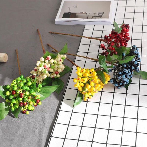 decorative flowers & wreaths artificial flower berry fruits plant branch wedding decoration fake home garden diy florals wall materia christ
decorative flowers & wreaths artificial flower berry fruits plant branch wedding decoration fake home garden diy florals wall materia christ