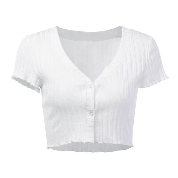 women's t-shirt suumer women short sleeve v neck button t-shirt casual culture holiday clothes fashion slim clubwear tee, White
women's t-shirt suumer women short sleeve v neck button t-shirt casual culture holiday clothes fashion slim clubwear tee, White