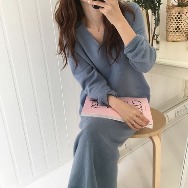 autumn winter sweatshirt knitted-out party korean elegant casual long sleeve straight jumper pull dress robe, Black;gray
autumn winter sweatshirt knitted-out party korean elegant casual long sleeve straight jumper pull dress robe, Black;gray