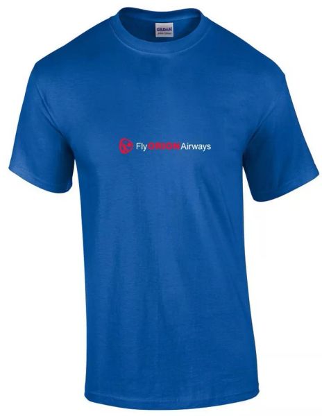 fly orion airways red white logo airline geek royal blue cotton t-shirt, White;black
fly orion airways red white logo airline geek royal blue cotton t-shirt, White;black