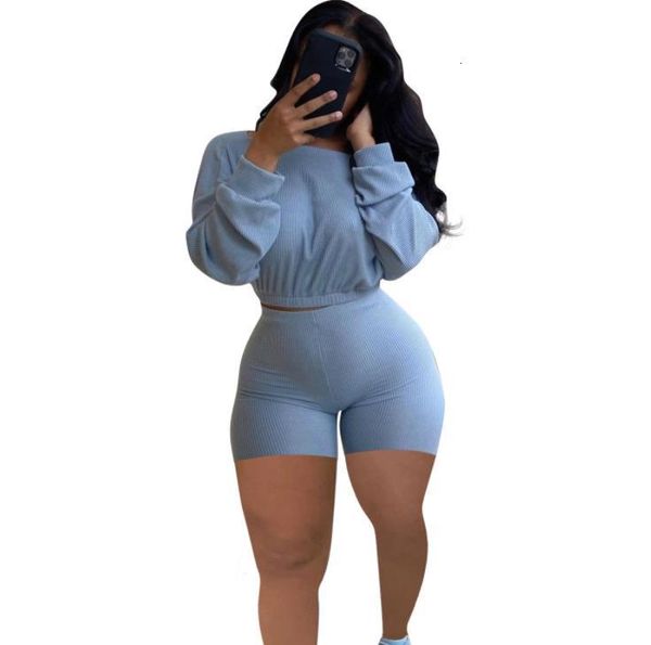 solid color womens tracksuits long sleeve shorts sport ladies set fashion casual female clothing 2021, Gray
solid color womens tracksuits long sleeve shorts sport ladies set fashion casual female clothing 2021, Gray