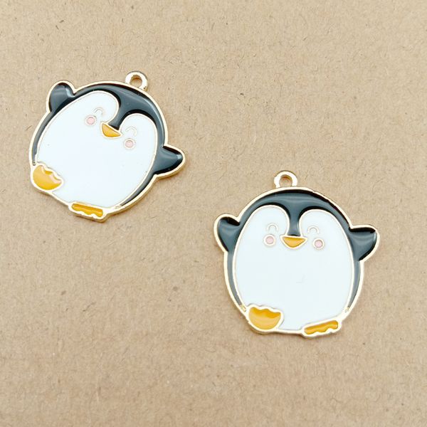 10pcs 22x22mm cartoon penguin charm enamel charm for jewelry making and crafting earring pendant beacelet necklace charms, Bronze;silver
10pcs 22x22mm cartoon penguin charm enamel charm for jewelry making and crafting earring pendant beacelet necklace charms, Bronze;silver