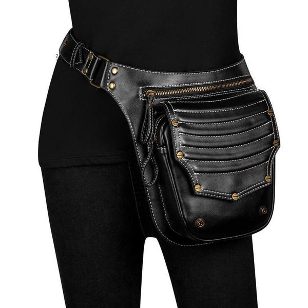 johnature steampunk multifunctional women waist bag 2021 pu leather moto & biker shoulder messenger bags
johnature steampunk multifunctional women waist bag 2021 pu leather moto & biker shoulder messenger bags