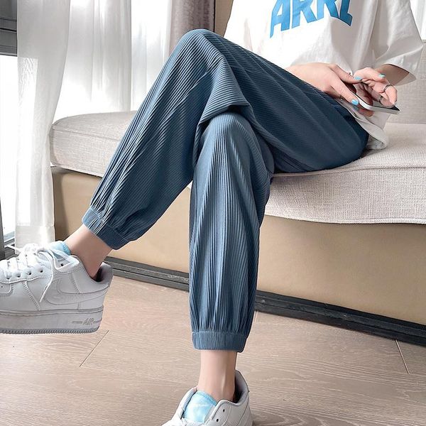 women's pants & capris ice silk sports summer thin casual small loose ankle-tied harem white lantern anti mosquito, Black;white
women's pants & capris ice silk sports summer thin casual small loose ankle-tied harem white lantern anti mosquito, Black;white