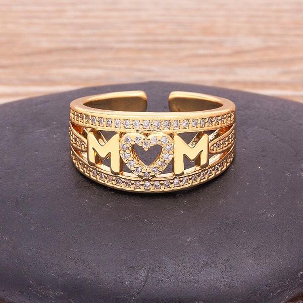 cluster rings korean female's zircon open ring simple mom adjustable finger for women mother's day party jewelry gi, Golden;silver
cluster rings korean female's zircon open ring simple mom adjustable finger for women mother's day party jewelry gi, Golden;silver