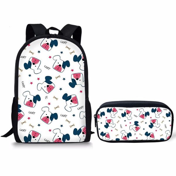 kids children primary high school backpack set animals dogs printing boys girls soft bags mochila escolar 
kids children primary high school backpack set animals dogs printing boys girls soft bags mochila escolar