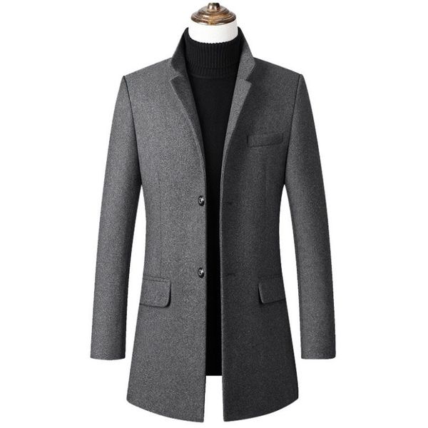 men's wool & blends suit design coat casual winter thick warm trench windbreaker jackets drop isbx, Black
men's wool & blends suit design coat casual winter thick warm trench windbreaker jackets drop isbx, Black