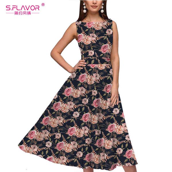 dresses retro floral print a line midi summer women no belt o-neck sleeveless vintage party vestidos spring casual dress, Black;gray
dresses retro floral print a line midi summer women no belt o-neck sleeveless vintage party vestidos spring casual dress, Black;gray