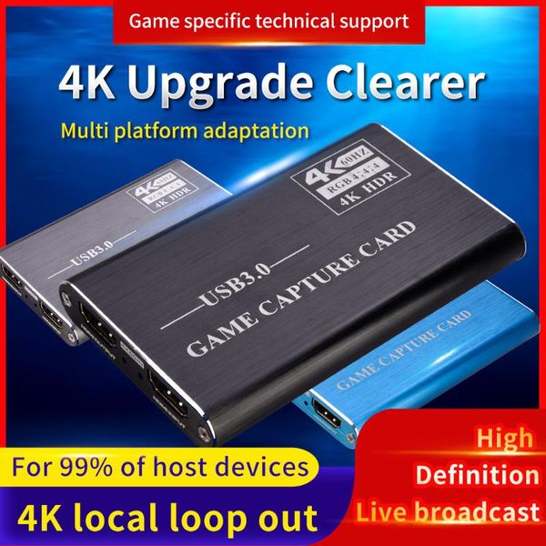 hubs 4k 1080p usb3.0 game capture card upgrade clearer video screen record 60fps device
hubs 4k 1080p usb3.0 game capture card upgrade clearer video screen record 60fps device
