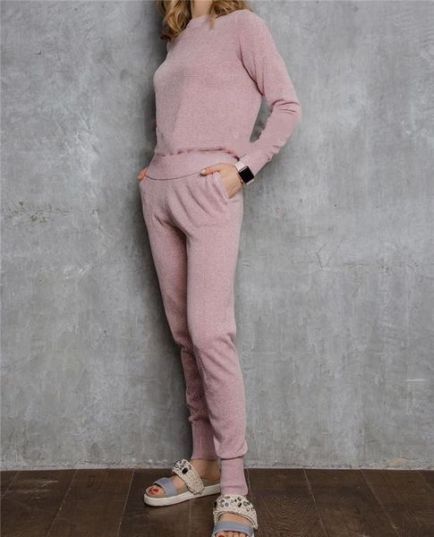 trousers promotion o-neck drawstring 2021 women's knit 2 piece set thread round neck pullover sweater and casual navy full two pants, White
trousers promotion o-neck drawstring 2021 women's knit 2 piece set thread round neck pullover sweater and casual navy full two pants, White
