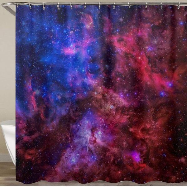 shower curtain,beautiful nebula stars,polyester fabric waterproof bath curtains hooks included - 72 x 72 inches
shower curtain,beautiful nebula stars,polyester fabric waterproof bath curtains hooks included - 72 x 72 inches