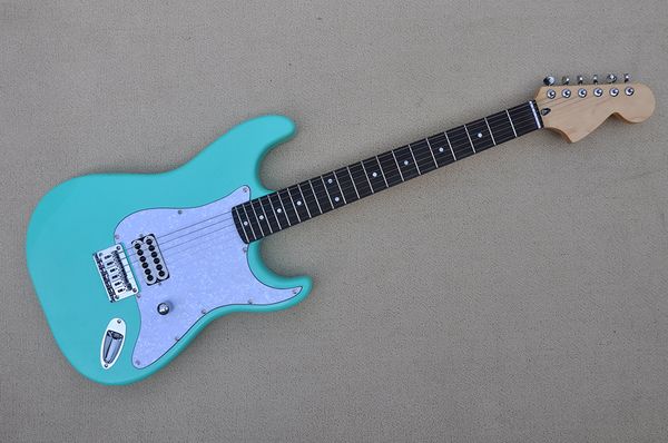 green body electric guitar, white pearl pickguard and rosewood fingerboard, special pickups, provide customized services
green body electric guitar, white pearl pickguard and rosewood fingerboard, special pickups, provide customized services
