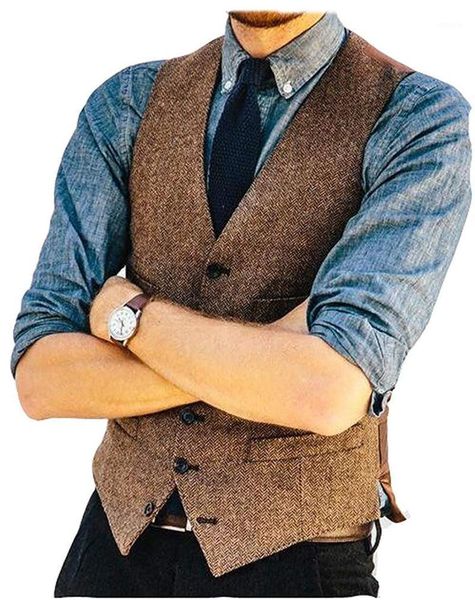men's vests suit brown vest boutique wool tweed leisure cotton male gentleman business hunt green waistcoat for wedding prom groomsmen, Black;white
men's vests suit brown vest boutique wool tweed leisure cotton male gentleman business hunt green waistcoat for wedding prom groomsmen, Black;white
