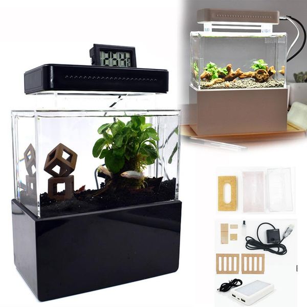 aquariums a,mini plastic fish tank portable deskaquaponic aquarium betta bowl with water filtration led & quiet air pump fordecor
aquariums a,mini plastic fish tank portable deskaquaponic aquarium betta bowl with water filtration led & quiet air pump fordecor