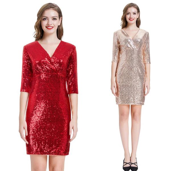 casual dresses bp women's sparkling sequins bodycon pencil dress 3/4 sleeve v-neck hips-wrapped silhouette is little elastic, Black;gray
casual dresses bp women's sparkling sequins bodycon pencil dress 3/4 sleeve v-neck hips-wrapped silhouette is little elastic, Black;gray