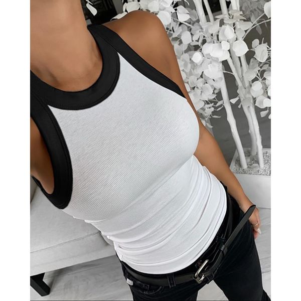 women womens shirts o neck sleeveless knitted blouse solid summer off shoulder color slim fit bodycon, White
women womens shirts o neck sleeveless knitted blouse solid summer off shoulder color slim fit bodycon, White