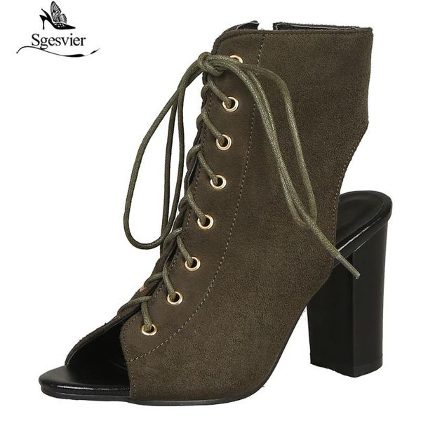 sgesvier 2021 fashion women shoes summer open toe boots casual faux suede ankle thick high heels sandals g335, Black
sgesvier 2021 fashion women shoes summer open toe boots casual faux suede ankle thick high heels sandals g335, Black