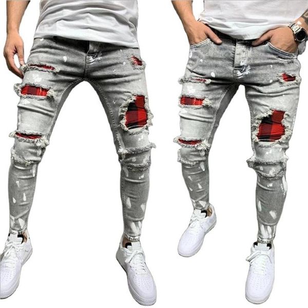 men's jeans the small standing with holes on side of printed europe and america 2021 model masc, Blue
men's jeans the small standing with holes on side of printed europe and america 2021 model masc, Blue