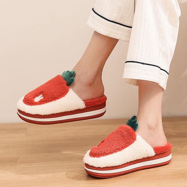 cute carrot fluffy house slippers women winter fashion outdoor casual platform home furry slides warm plush indoor flat shoes, Black
cute carrot fluffy house slippers women winter fashion outdoor casual platform home furry slides warm plush indoor flat shoes, Black