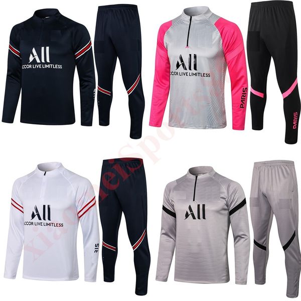 21 22 paris long sleeve tracksuit jacket survetement 2021 2022 mbappe icardi football jackets soccer training suit, Black
21 22 paris long sleeve tracksuit jacket survetement 2021 2022 mbappe icardi football jackets soccer training suit, Black