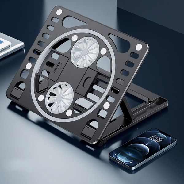 height adjustable lapcooler stand riser foldable dual fan cooling pad support gaming notebook pc bracket holder pads
height adjustable lapcooler stand riser foldable dual fan cooling pad support gaming notebook pc bracket holder pads