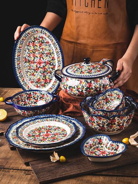 poland ceramic dinnerware household salad bowl saucer plate dishes set 13 inch fish binaural noodle 2l soup pot with & plates
poland ceramic dinnerware household salad bowl saucer plate dishes set 13 inch fish binaural noodle 2l soup pot with & plates
