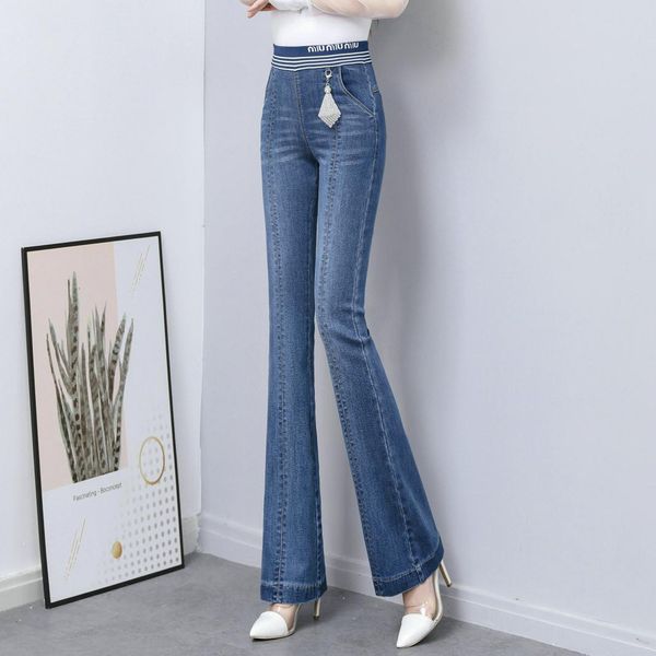 elastic belt women's bootleg cowboy spring show ny pants straight line fun joker flares, Blue
elastic belt women's bootleg cowboy spring show ny pants straight line fun joker flares, Blue