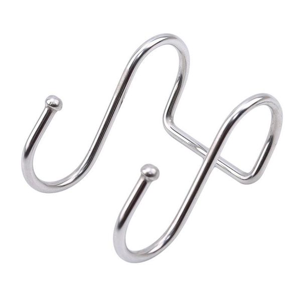 hooks & rails useful creative 1 pc stainless steel double s shape back door clothes bag hook kitchen cupboard sundries organizer
hooks & rails useful creative 1 pc stainless steel double s shape back door clothes bag hook kitchen cupboard sundries organizer