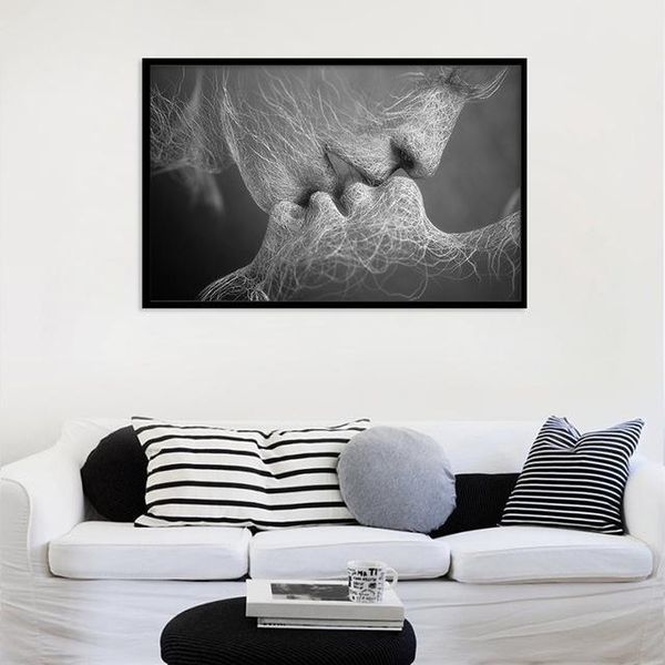 wall stickers room decor context characters kissing canvas painting couples affectionately core frameless 60*90cm
wall stickers room decor context characters kissing canvas painting couples affectionately core frameless 60*90cm
