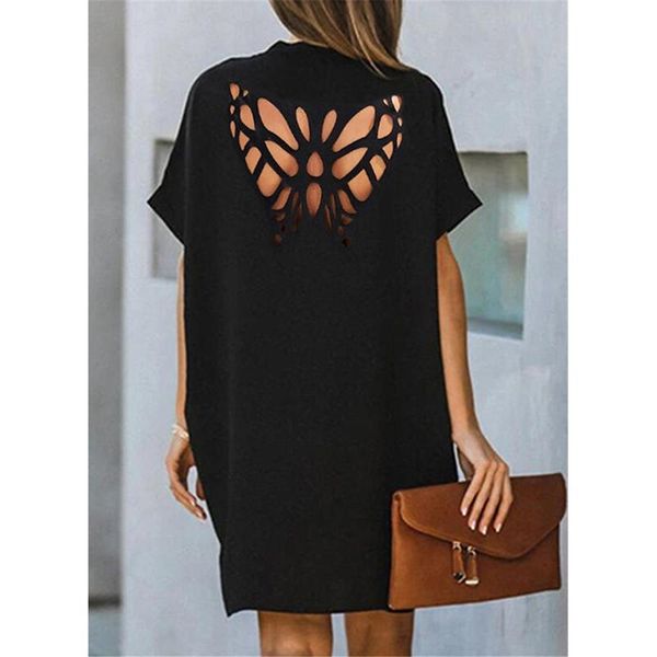 hollow out summer dress women casual short sleeve woman mini staright solid loose dresses for 2021 black sundress, Black;gray
hollow out summer dress women casual short sleeve woman mini staright solid loose dresses for 2021 black sundress, Black;gray