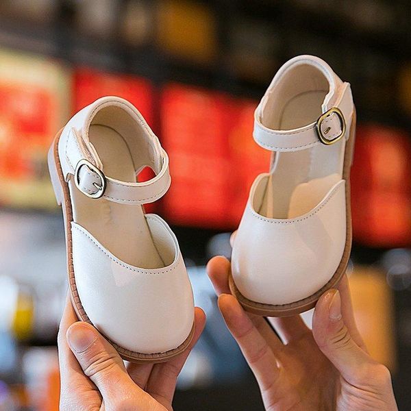 sandals black princess 2021 spring girls leather shoes simple casual children's single summer fashion, Black;red
sandals black princess 2021 spring girls leather shoes simple casual children's single summer fashion, Black;red
