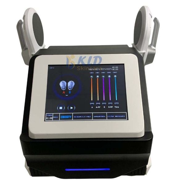 portable non invasive body sculpting neo hiemt ems machine with rf handles fat removal & body contouring muscle building massager beauty
portable non invasive body sculpting neo hiemt ems machine with rf handles fat removal & body contouring muscle building massager beauty