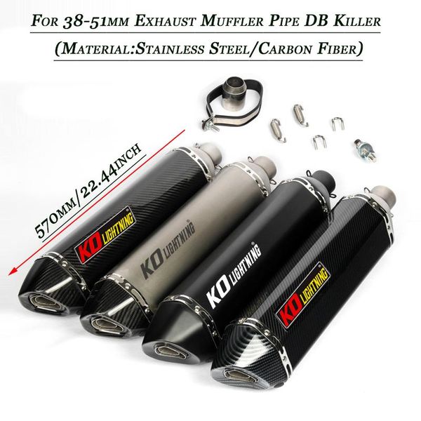 motorcycle exhaust system muffler pipe removable db killer tail end escape input 38-51mm vent tip tubes stainless refit
motorcycle exhaust system muffler pipe removable db killer tail end escape input 38-51mm vent tip tubes stainless refit
