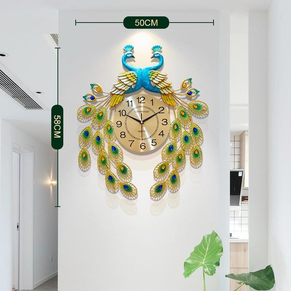 wall clocks large peacock clock living room modern simple home european style mute quartz phoenix creative watch metal
wall clocks large peacock clock living room modern simple home european style mute quartz phoenix creative watch metal