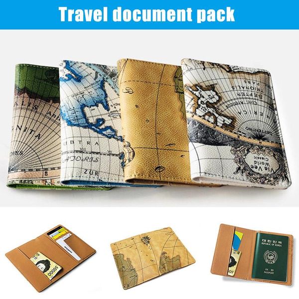 card holders arrival vintage pu leather map pattern wallet holder slim organizer travel purse, Brown;gray
card holders arrival vintage pu leather map pattern wallet holder slim organizer travel purse, Brown;gray