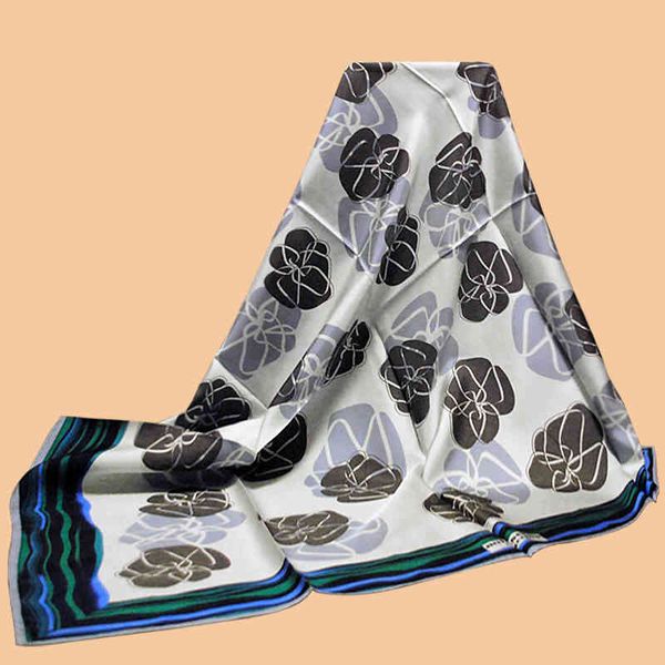 huajun 2 store|| simple design 90 100% natural silk twill printed scarf hand crimping, Blue;gray 
huajun 2 store|| simple design 90 100% natural silk twill printed scarf hand crimping, Blue;gray