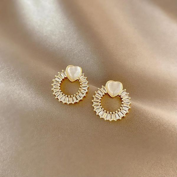 dangle & chandelier 2021 contracted senior heart shiny crystal drop earrings jewelry fashion geometric circular elegant women fine, Silver
dangle & chandelier 2021 contracted senior heart shiny crystal drop earrings jewelry fashion geometric circular elegant women fine, Silver