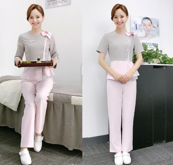 women's tracksuits customized women uniforms salon waiters receptionist wears beautician for, Gray
women's tracksuits customized women uniforms salon waiters receptionist wears beautician for, Gray