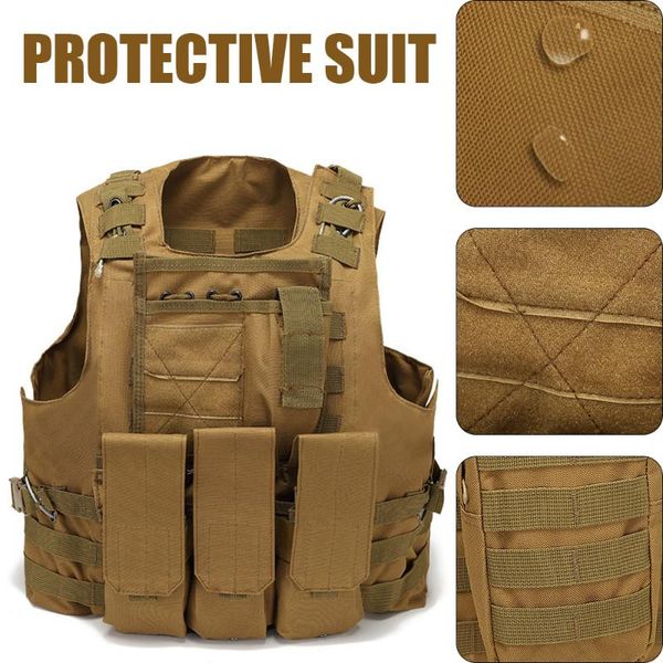 hunting jackets outdoor vest with chest protective multi-function breathable adjustable carrier training for men desert camouflage, Camo;black
hunting jackets outdoor vest with chest protective multi-function breathable adjustable carrier training for men desert camouflage, Camo;black