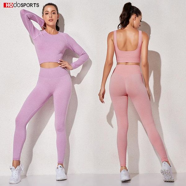 women seamless yoga set 3 pcs high waist pants fitness leggings gym long sleeve crop sports bra lounge wear sport outfit
women seamless yoga set 3 pcs high waist pants fitness leggings gym long sleeve crop sports bra lounge wear sport outfit