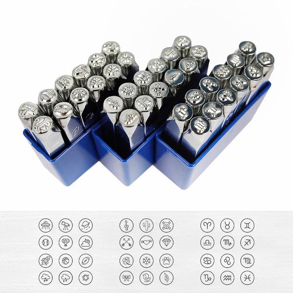craft tools 12pcs diy metal punch stamping kit constellation leather stamps, logo printing tool, jewelry 1/4 (6mm)
craft tools 12pcs diy metal punch stamping kit constellation leather stamps, logo printing tool, jewelry 1/4 (6mm)